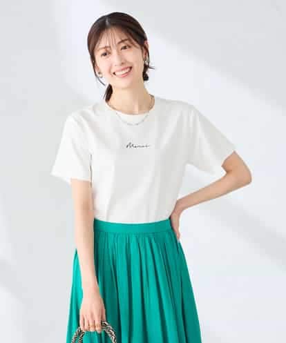 K2KHD54029 a.v.v 【接触冷感/UVカット/コットン100%】コンパクトロゴTシャツ