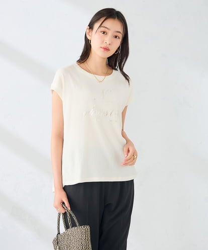 K2KHD64039 a.v.v 楊柳プリントTシャツ