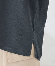 K2KHD64039 a.v.v(アー・ヴェ・ヴェ) 楊柳プリントTシャツ ダークグレー
