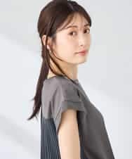 K2KHD72049 a.v.v(アー・ヴェ・ヴェ) バックプリーツトップス ライトブルー