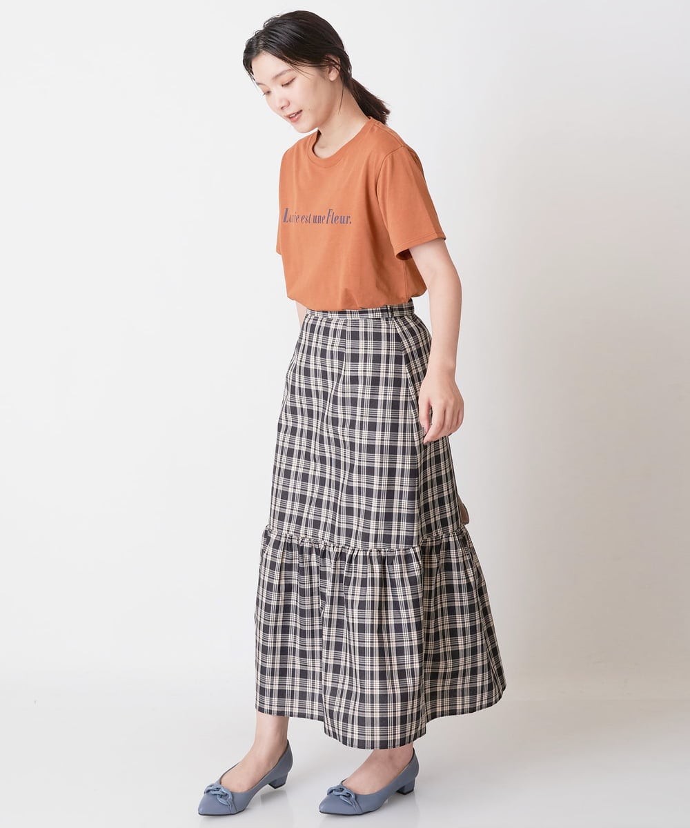 K2KHP16029 a.v.v(アー・ヴェ・ヴェ) 大人のロゴＴシャツ ホワイト