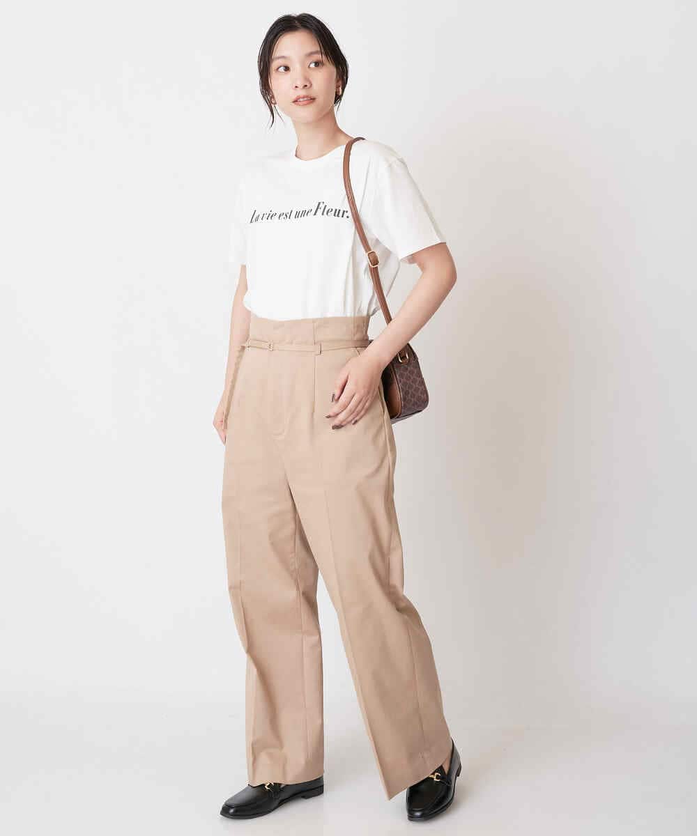 K2KHP16029 a.v.v(アー・ヴェ・ヴェ) 大人のロゴＴシャツ ホワイト
