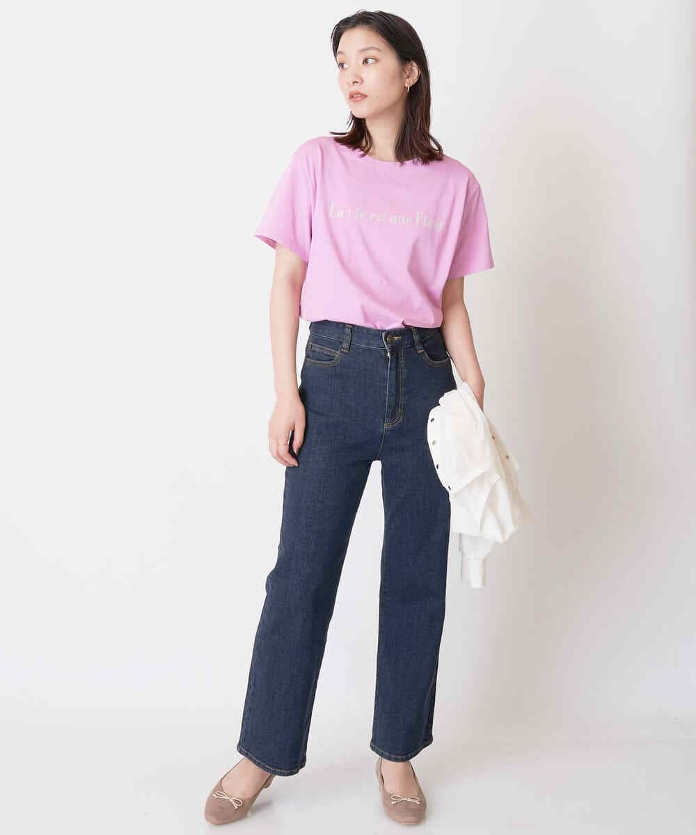 K2KHP16029 a.v.v(アー・ヴェ・ヴェ) 大人のロゴＴシャツ ホワイト