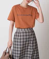 K2KHP16029 a.v.v(アー・ヴェ・ヴェ) 大人のロゴＴシャツ ブラウン