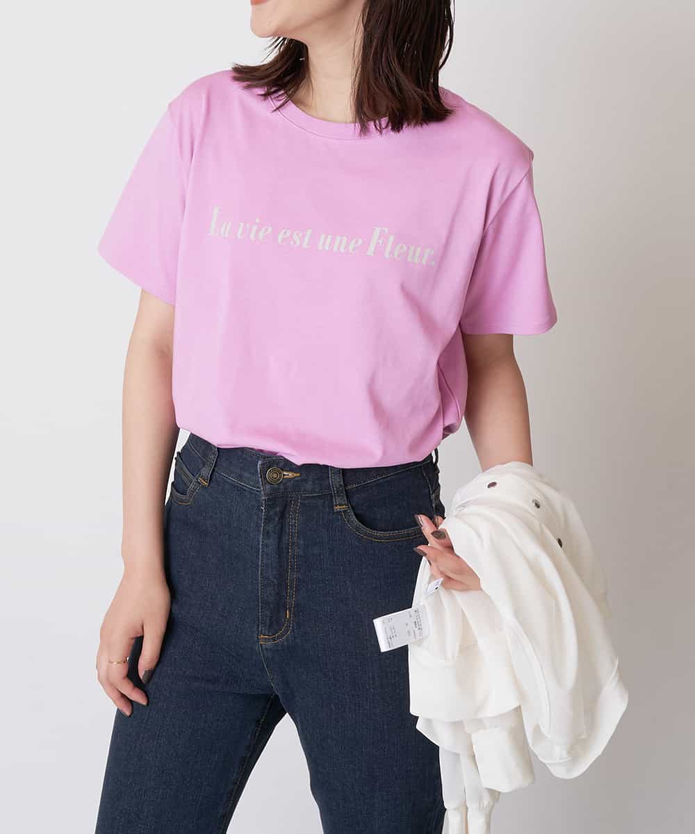 K2KHP16029 a.v.v(アー・ヴェ・ヴェ) 大人のロゴＴシャツ ホワイト