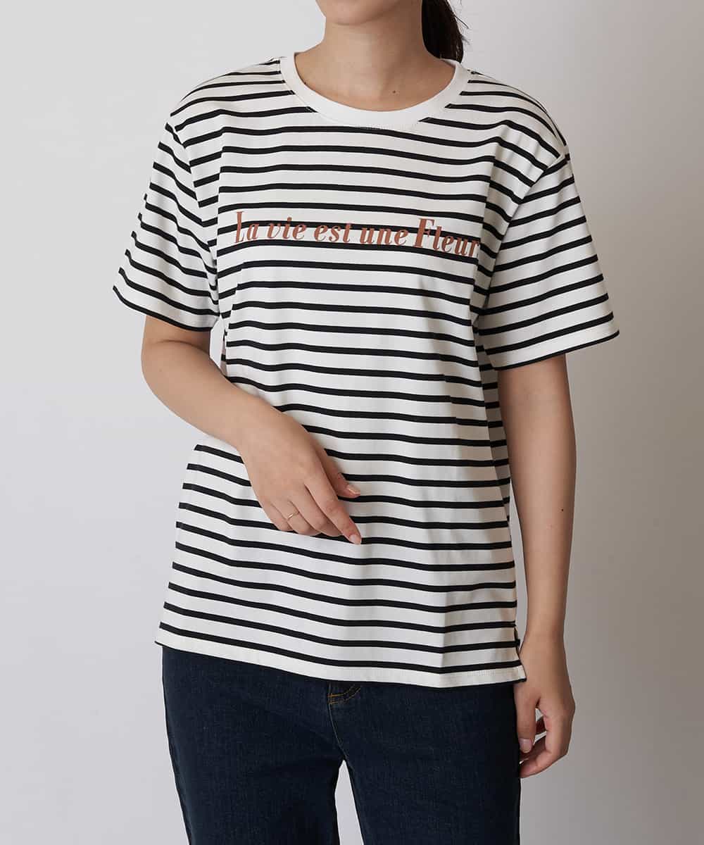 K2KHP16029 a.v.v(アー・ヴェ・ヴェ) 大人のロゴＴシャツ ホワイト