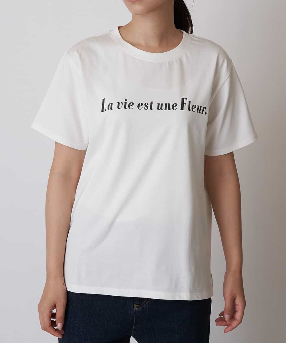K2KHP16029 a.v.v(アー・ヴェ・ヴェ) 大人のロゴＴシャツ ホワイト