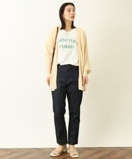 K2KHP66029 a.v.v(アー・ヴェ・ヴェ) ラウンドヘムロゴTシャツ ブラック