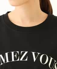 K2KHP66029 a.v.v(アー・ヴェ・ヴェ) ラウンドヘムロゴTシャツ ブラック