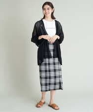 K2KHS67029 a.v.v(アー・ヴェ・ヴェ) ワイドノースリーブロゴTシャツ ダークグレー