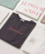 K2KHS67029 a.v.v(アー・ヴェ・ヴェ) ワイドノースリーブロゴTシャツ ダークグレー
