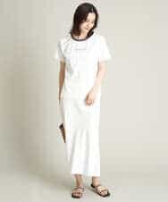 K2KHS68029 a.v.v(アー・ヴェ・ヴェ) リンガーロゴTシャツ ホワイト