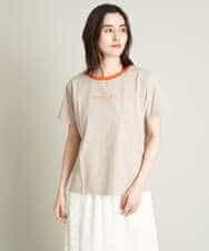 K2KHS68029 a.v.v(アー・ヴェ・ヴェ) リンガーロゴTシャツ ホワイト