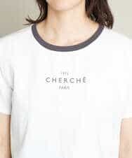 K2KHS68029 a.v.v(アー・ヴェ・ヴェ) リンガーロゴTシャツ ホワイト