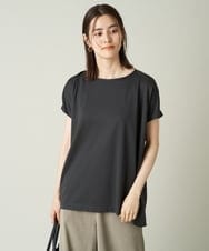 K2KHS79034 a.v.v(アー・ヴェ・ヴェ) 異素材ドッキングカットソー ベージュ