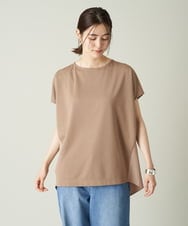 K2KHS79034 a.v.v(アー・ヴェ・ヴェ) 異素材ドッキングカットソー ベージュ