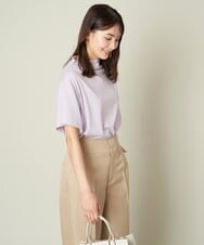 K2KHS89034 a.v.v(アー・ヴェ・ヴェ) 大人のハイネックTシャツ グレージュ