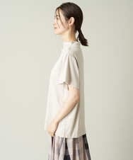 K2KHS89034 a.v.v(アー・ヴェ・ヴェ) 大人のハイネックTシャツ グレージュ