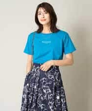 K2KHV54034 a.v.v(アー・ヴェ・ヴェ) 【接触冷感】プチロゴTシャツ ブラック