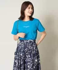 K2KHV54034 a.v.v(アー・ヴェ・ヴェ) 【接触冷感】プチロゴTシャツ ブラック