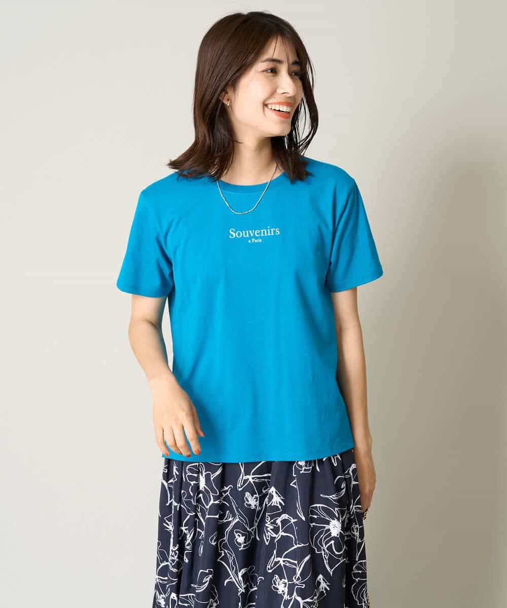 K2KHV54034 a.v.v(アー・ヴェ・ヴェ) 【接触冷感】プチロゴTシャツ ブラック