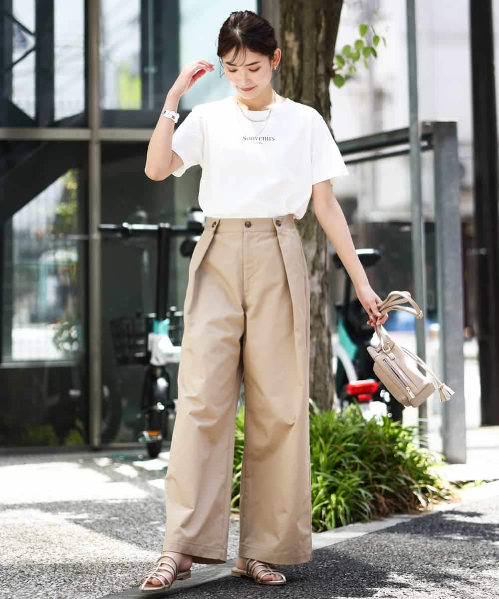 K2KHV54034 a.v.v(アー・ヴェ・ヴェ) 【接触冷感】プチロゴTシャツ ブラック