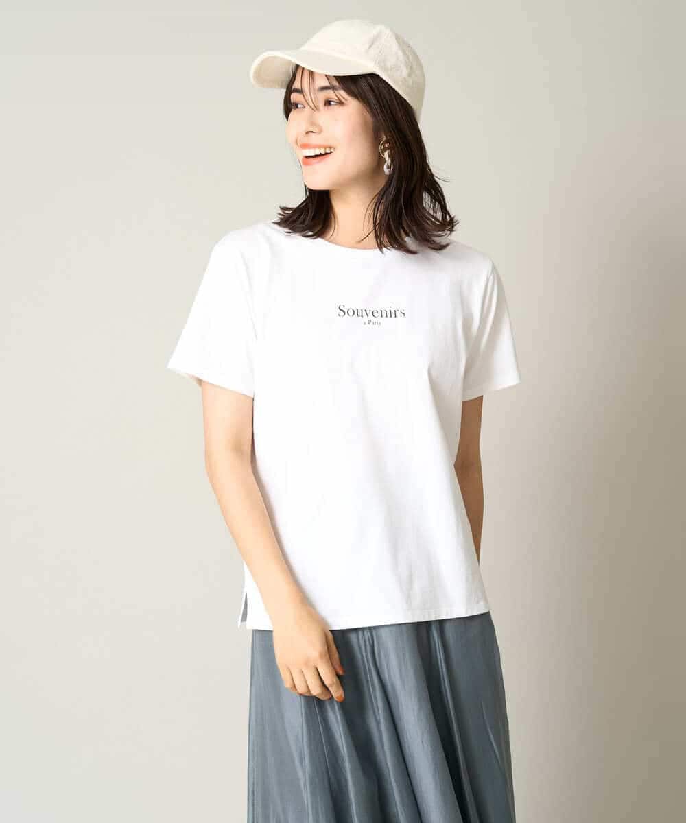 K2KHV54034 a.v.v(アー・ヴェ・ヴェ) 【接触冷感】プチロゴTシャツ ブラック
