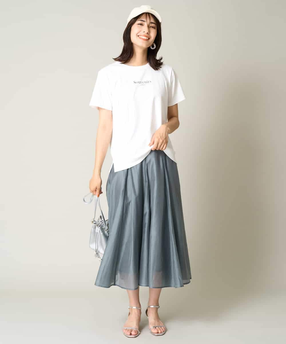 K2KHV54034 a.v.v(アー・ヴェ・ヴェ) 【接触冷感】プチロゴTシャツ ブラック
