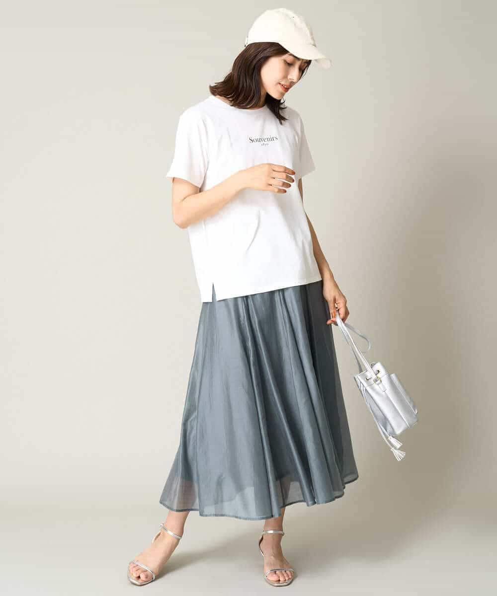 K2KHV54034 a.v.v(アー・ヴェ・ヴェ) 【接触冷感】プチロゴTシャツ ブラック