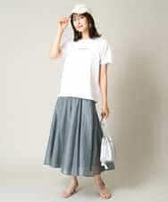 K2KHV54034 a.v.v(アー・ヴェ・ヴェ) 【接触冷感】プチロゴTシャツ ブラック