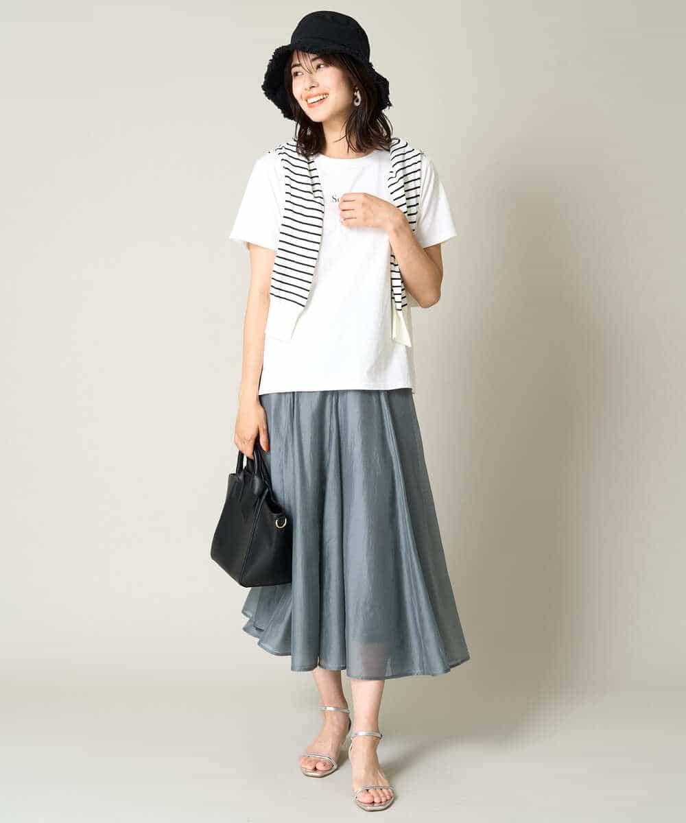K2KHV54034 a.v.v(アー・ヴェ・ヴェ) 【接触冷感】プチロゴTシャツ ブラック