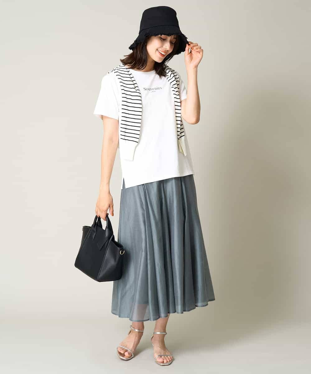 K2KHV54034 a.v.v(アー・ヴェ・ヴェ) 【接触冷感】プチロゴTシャツ ブラック