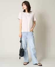 K2KHV54034 a.v.v(アー・ヴェ・ヴェ) 【接触冷感】プチロゴTシャツ ブラック