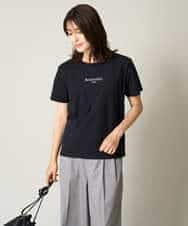 K2KHV54034 a.v.v(アー・ヴェ・ヴェ) 【接触冷感】プチロゴTシャツ ブラック
