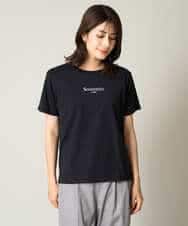 K2KHV54034 a.v.v(アー・ヴェ・ヴェ) 【接触冷感】プチロゴTシャツ ブラック