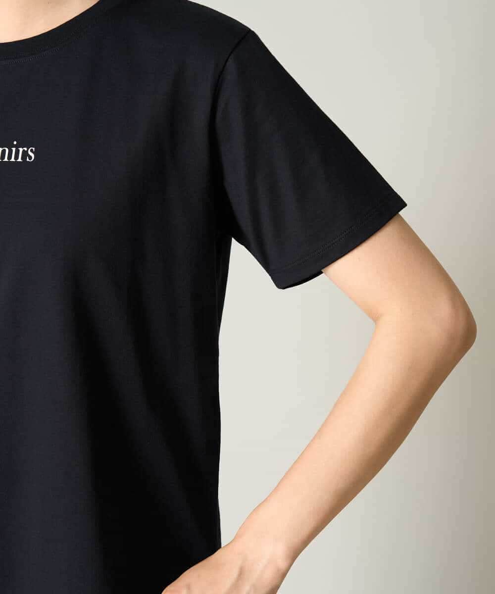 K2KHV54034 a.v.v(アー・ヴェ・ヴェ) 【接触冷感】プチロゴTシャツ ブラック