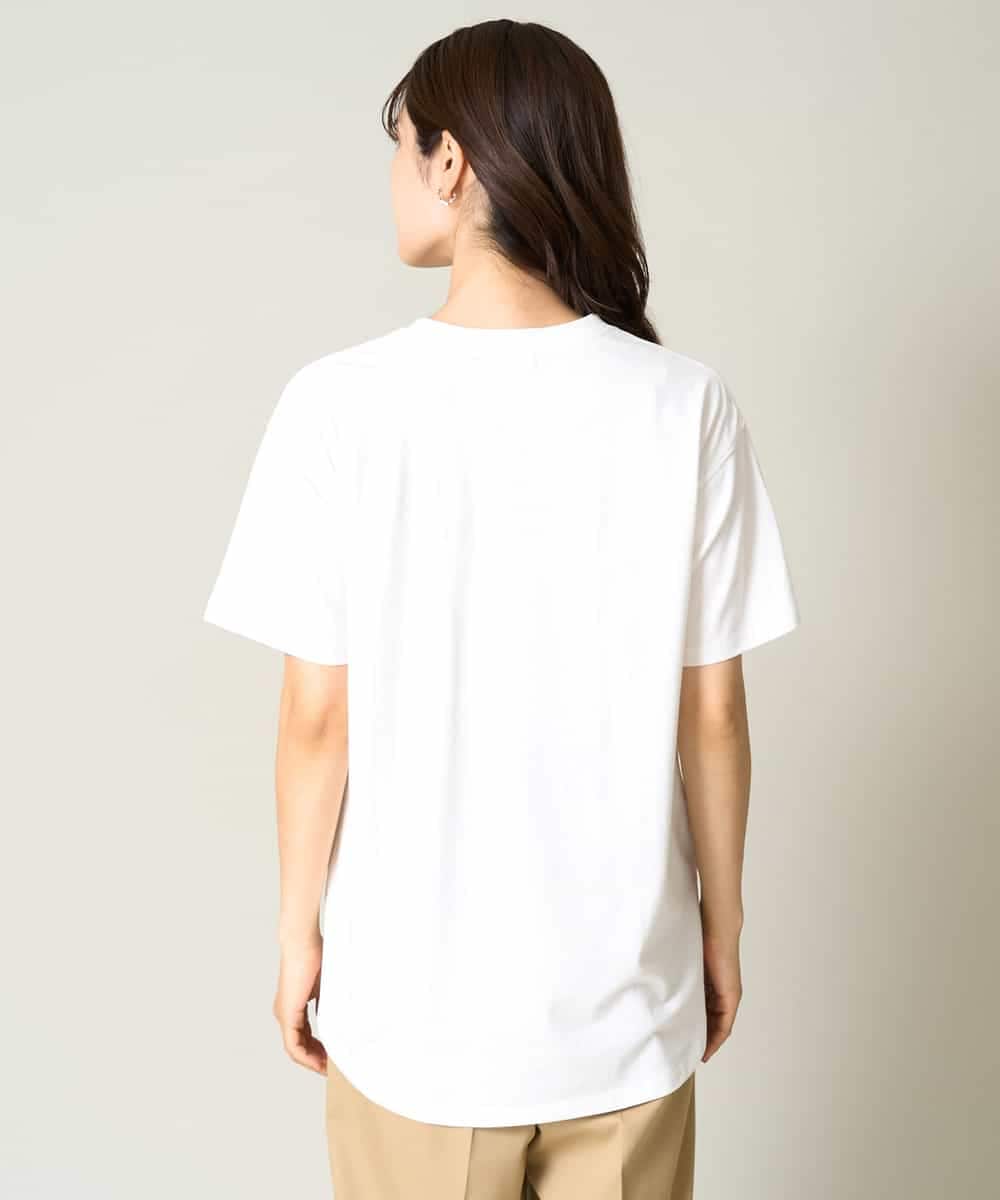 K2KHV55034 a.v.v(アー・ヴェ・ヴェ) 【接触冷感】大人のゆるロゴTシャツ ダークグレー