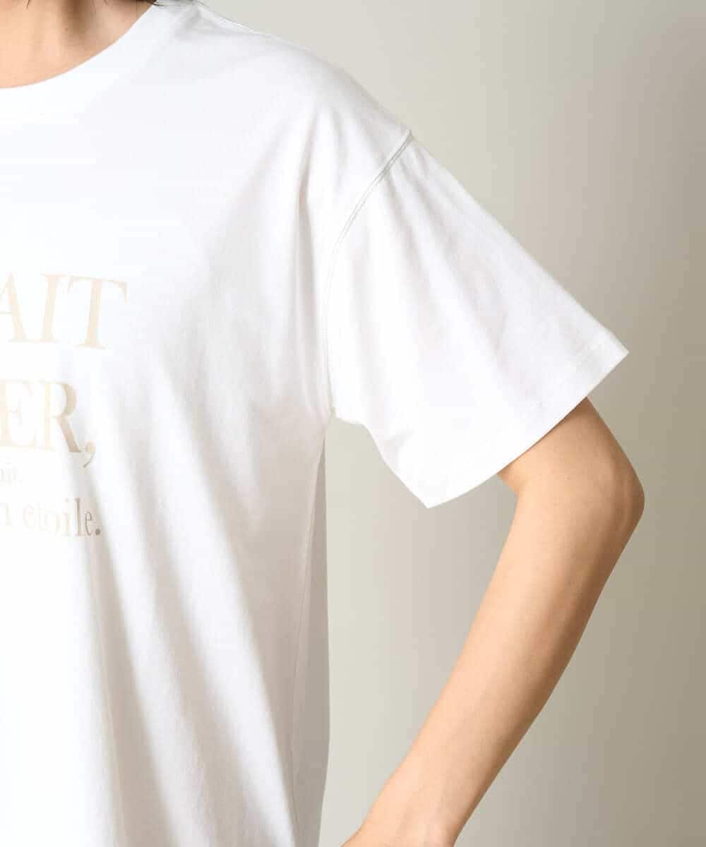K2KHV55034 a.v.v(アー・ヴェ・ヴェ) 【接触冷感】大人のゆるロゴTシャツ ダークグレー