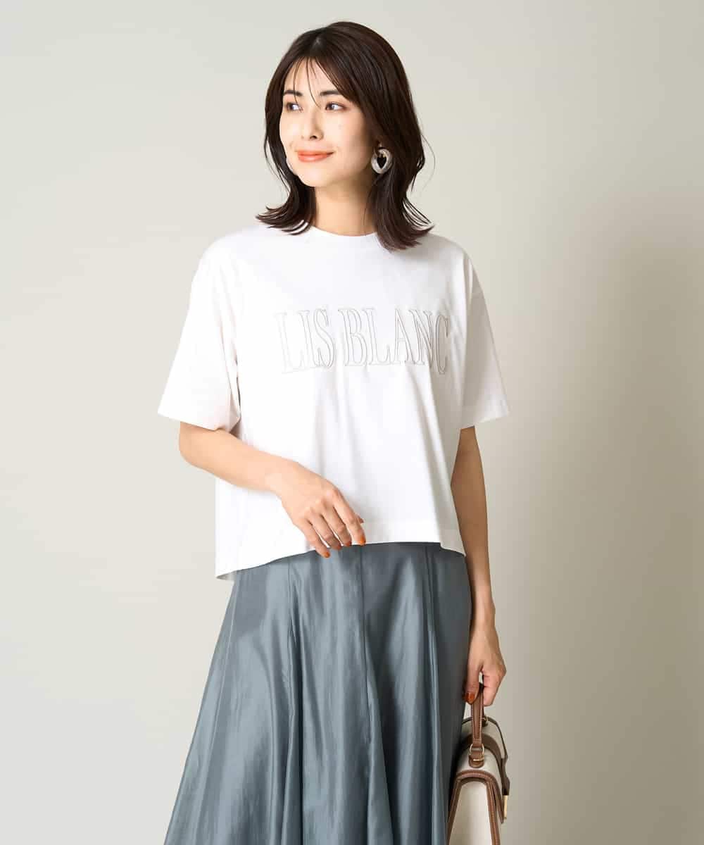 K2KHV56029 a.v.v(アー・ヴェ・ヴェ) 【接触冷感】大人のクロップドロゴTシャツ チャコールグレー