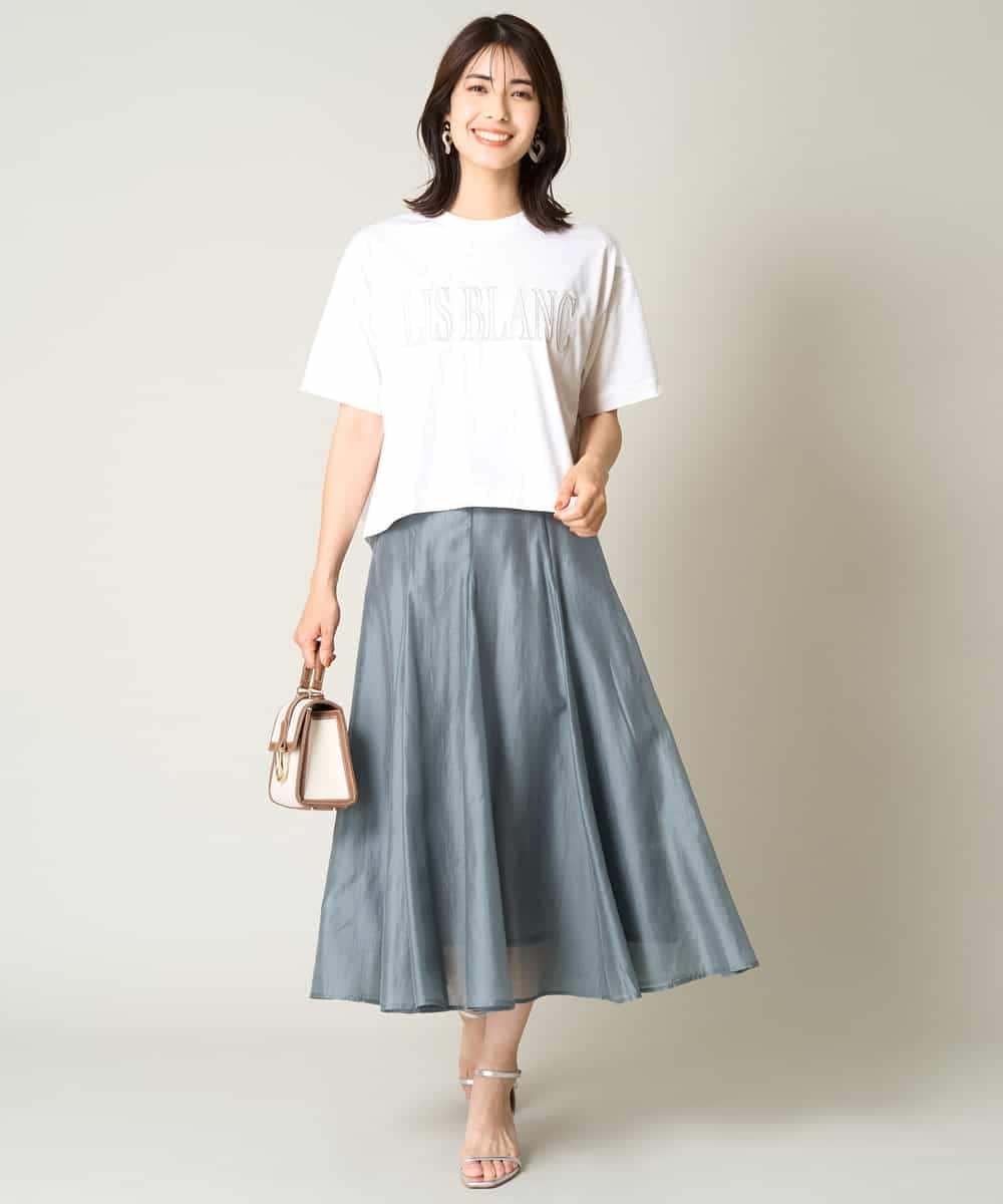 K2KHV56029 a.v.v(アー・ヴェ・ヴェ) 【接触冷感】大人のクロップドロゴTシャツ チャコールグレー