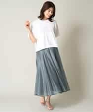 K2KHV56029 a.v.v(アー・ヴェ・ヴェ) 【接触冷感】大人のクロップドロゴTシャツ チャコールグレー