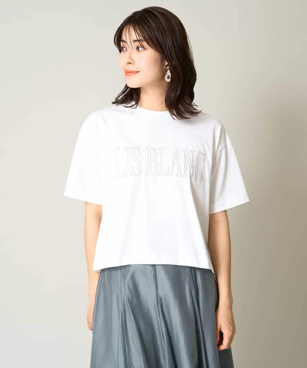 K2KHV56029 a.v.v(アー・ヴェ・ヴェ) 【接触冷感】大人のクロップドロゴTシャツ チャコールグレー