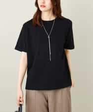 K2KHV60019 a.v.v(アー・ヴェ・ヴェ) 【コットン100％】大人のハーフスリーブTシャツ ブラック