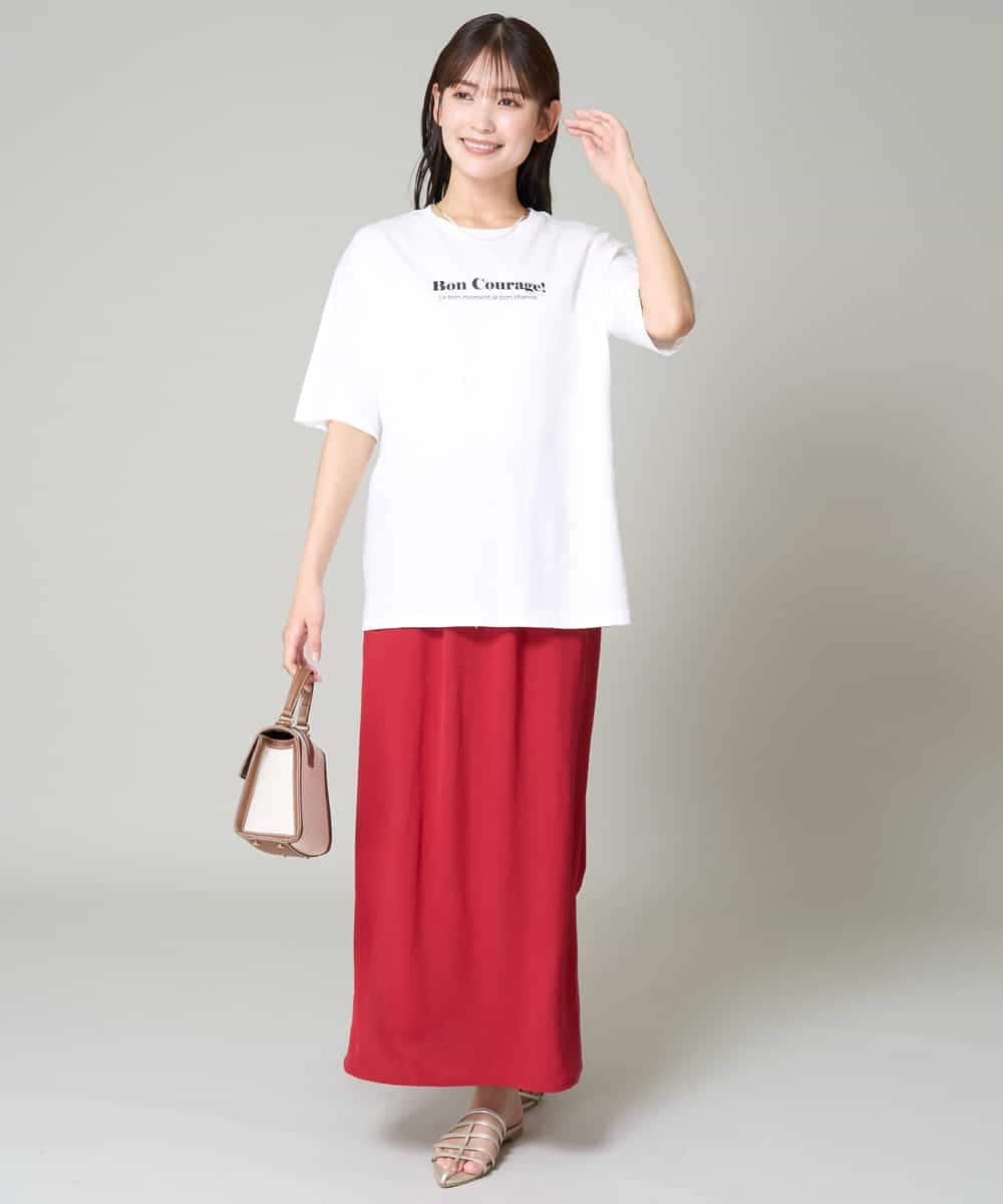K2KHV83029 a.v.v(アー・ヴェ・ヴェ) ユニセックスアソートロゴTシャツ ホワイト