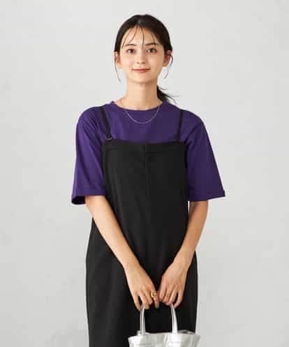 K2KIA16024 a.v.v 【接触冷感/UVカット/コットン100％】ロールアップハーフスリーブTシャツ