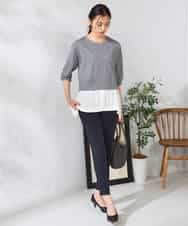 K2KIA17044 a.v.v(アー・ヴェ・ヴェ) レイヤードラメライクトップス グレー