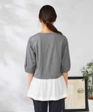 K2KIA17044 a.v.v(アー・ヴェ・ヴェ) レイヤードラメライクトップス グレー