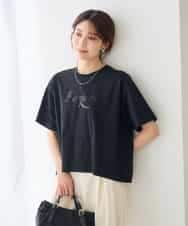 K2KID48035 a.v.v(アー・ヴェ・ヴェ) 【接触冷感】クロップドロゴTシャツ ホワイト
