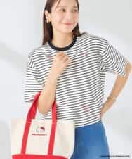 K2KID79049 a.v.v(アー・ヴェ・ヴェ) HELLO KITTY クロップドTシャツ ホワイト