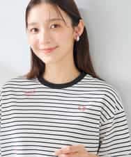 K2KID79049 a.v.v(アー・ヴェ・ヴェ) HELLO KITTY クロップドTシャツ ホワイト